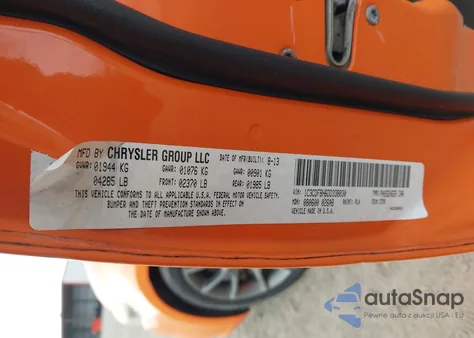 2013 Dodge Dart Sxt z USA, uszkodzony, nr VIN 1C3CDFBH6DD338030